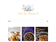 Tablet Screenshot of lolacocina.com